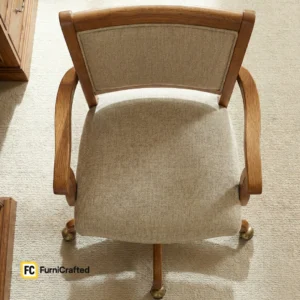 atlas wooden office chair – solid wood chair for home & office