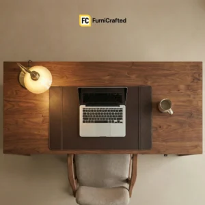 aurora solid wood office desk – modern home & office work desk